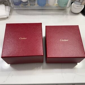 2 Cartier Red Boxes